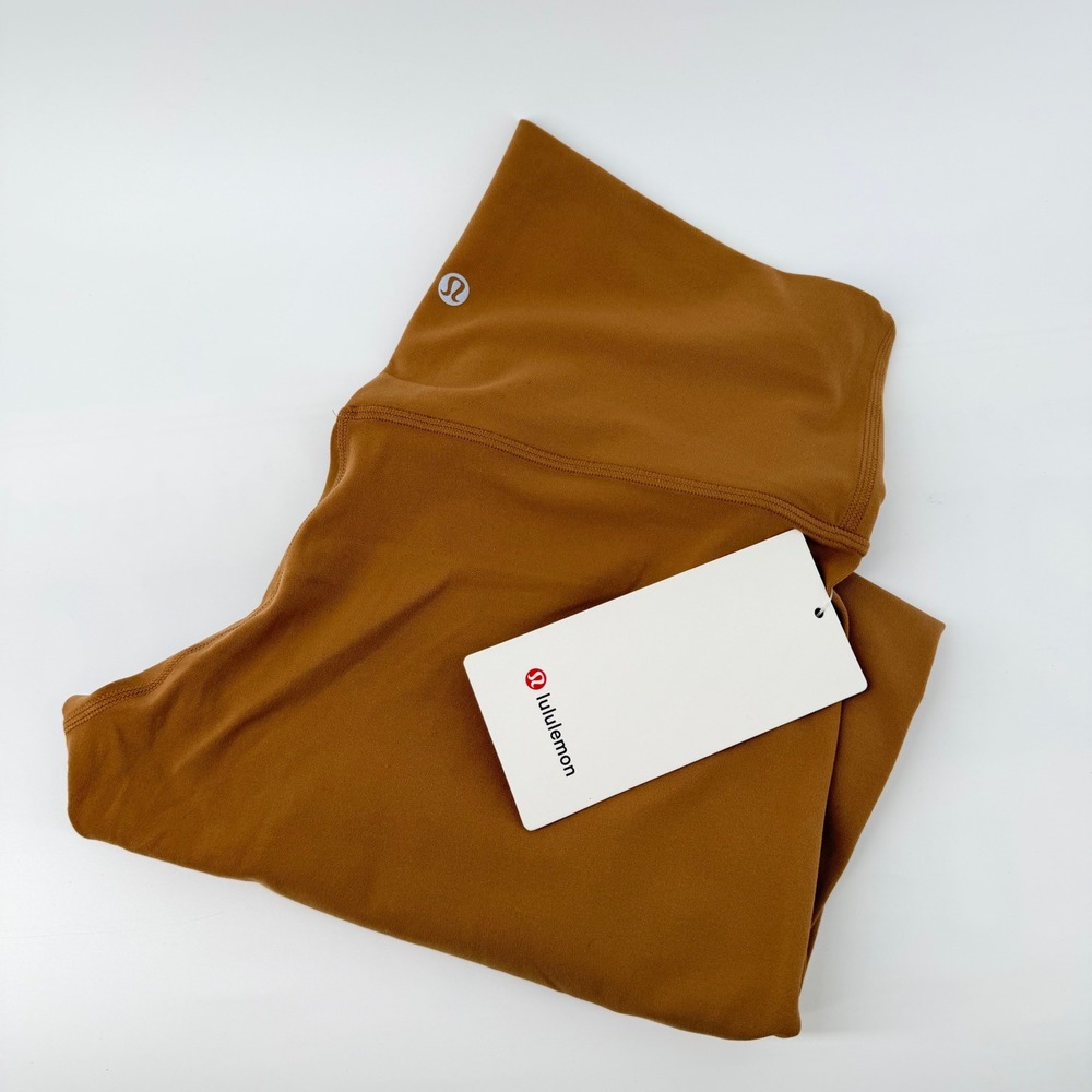 Lululemon Align High Rise Pant 28 Roasted Brown Nulu Yoga Leggings Size 10